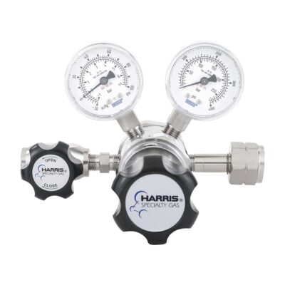 Harris Hydrogen and Flammable Specialty Gas Lab Regulator CGA 350 Two Stage 316 Stainless Steel 050 PSI