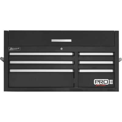 Homak 41in Pro II 6 Drawer Top Tool Chest 13 293 Cu In of Storage 40 5inW x 2425inD x 21 375inH