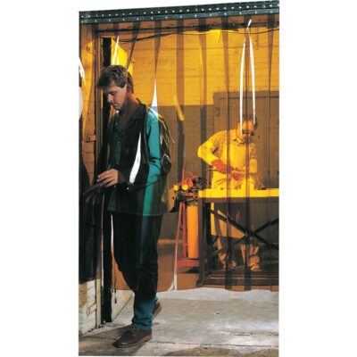 Steiner Welding Strip Door Amber PVC 8ft x 10ft