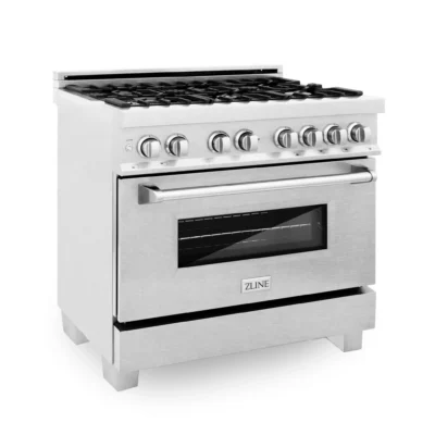 ZLINE 36 in. Professional Dual Fuel Range in Fingerprint Resistant Stainless Steel