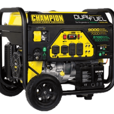 Champion 100155 7000W/9000W Dual Fuel Electric Start Generator Manufacturer RFB