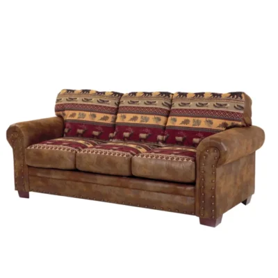 American Furniture Classics Sierra Lodge Sofa Bed, Brown