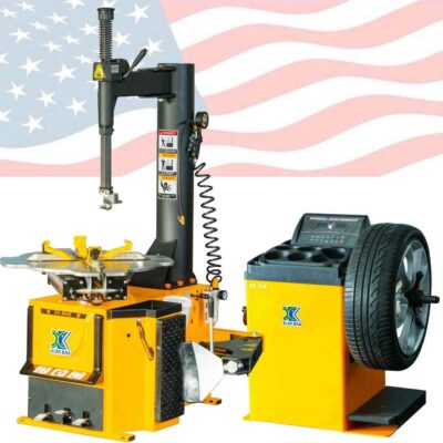 1.5 HP 806B 70D Tire Changer Wheel Balancer Machine Combo Rim Clamp 14″-28″