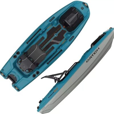 Pelican Catch Pwr 100 Single-Person Fishing Boat ? Turquoise Blue