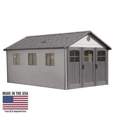 Lifetime 11 Ft. X 21 Ft. Outdoor Storage Shed With Tri-Fold Doors