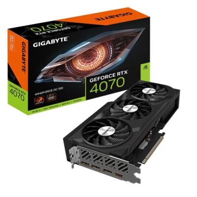 Gigabyte NVIDIA GeForce RTX 4070 12GB GDDR6X GV-N4070WF3OC-12GD