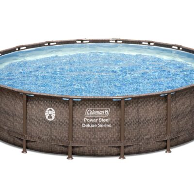 Coleman Power Steel 18′ x 48″ Frame Swimming Pool Set