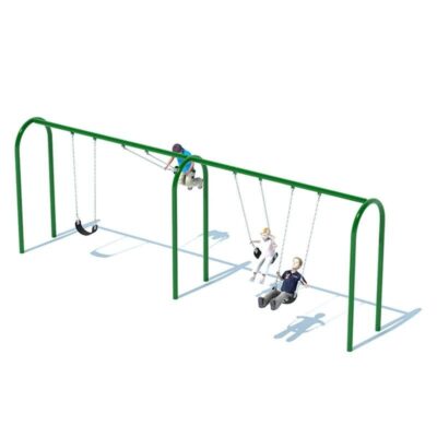 3.5” ARCH SWING FRAME (8’) – 2 BAY