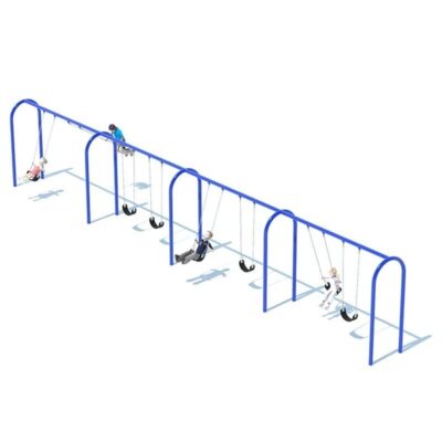 3.5” ARCH SWING FRAME (8’) – 4 BAY