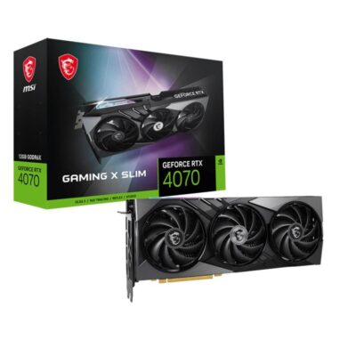 MSI GeForce RTX 4070 12GB GDDR6X RTX4070GAMXSLIM12G