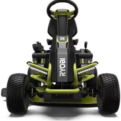 Ryobi 38 inches 100 Ah Battery Electric Rear Engine Riding Lawn Mower RY48111