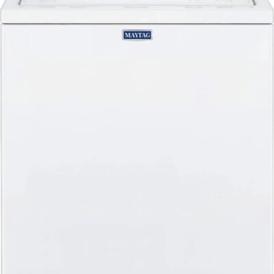 Maytag – 3.8 Cu. Ft. High Efficiency Top Load Washer with PowerWash Agitator – White