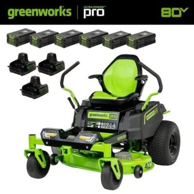 Greenworks Pro Crossover Zero Turn 42-in Lithium Ion Electric Riding Lawn Mower