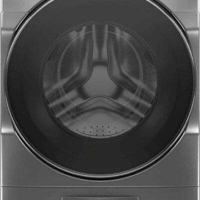 Whirlpool ? 4.5 Cu. Ft. High Efficiency Stackable Front Load Washer with Steam and Load & Go XL Dispenser ? Chrome shadow