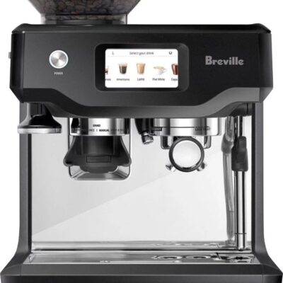 Breville – the Barista Touch Espresso Machine with 15 bars of pressure, Milk Frother and intergrated grinder – Black Truffle