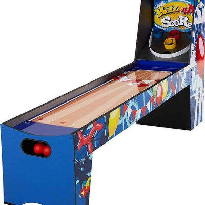 Big Sky Company – 7’3” Roll and Score Compact Arcade Game, Electronic Scoring and Ball Return System – Multi