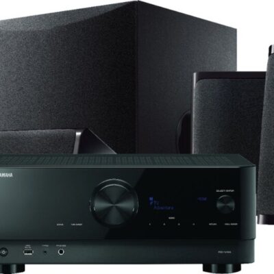 Yamaha – YHT-5960 Premium All-in-One Home Theater System with 8K HDMI and Wi-Fi – Black