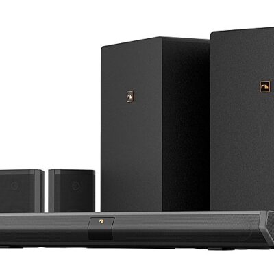 Nakamichi – Shockwafe 9.2.4Ch 1300W Soundbar System with Dual 10” Wireless Subwoofers, Dolby Atmos, eARC and SSE MAX – Black