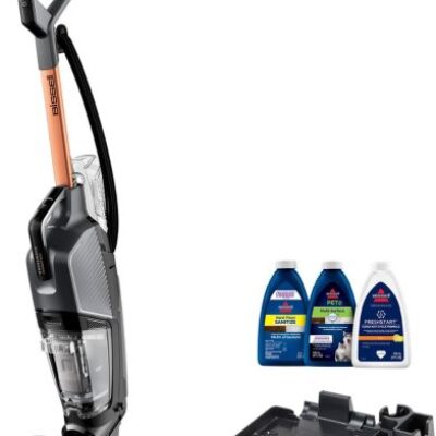 BISSELL – Crosswave Hydrosteam Corded Wet Dry Vac – Titanium/Cooper Harbor