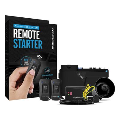 Compustar – 1-Way remote start kit with security – Installation Included