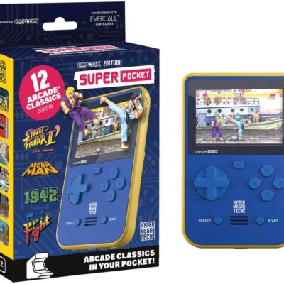 Blaze Entertainment – Hyper Mega Tech! CAPCOM Super Pocket – Blue/Yellow