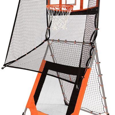 Hall of Games – Outdoor 2-in-1 Basketball and Baseball Pitchback Training Game