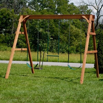 733-A 12 X 10 Wooden Swing Set