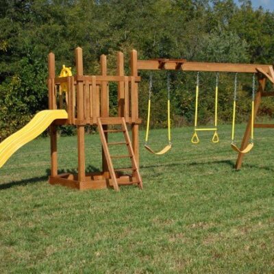 742-A 28 X 10 Wooden Swing Set