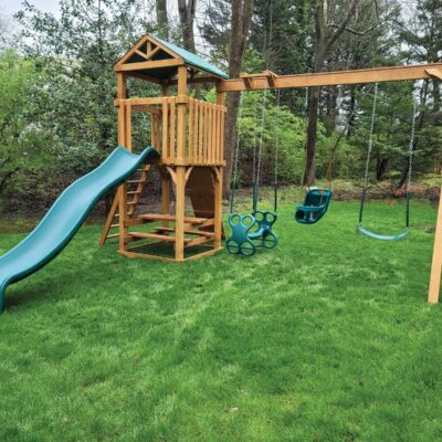 744-A 28 X 10 Wooden Swing Set