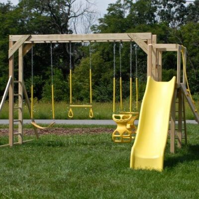 756-B 20 X 20 Wooden Swing Set