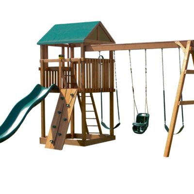 808-A 22 X 22 Wooden Swing Set