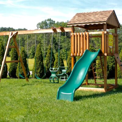 851-A 26 X 20 Wooden Swing Set