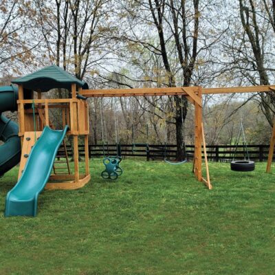 853-A Wooden Swing Set