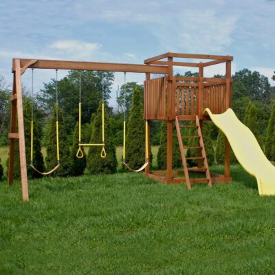 854-A 26 X 20 Wooden Swing Set