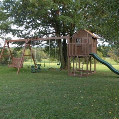 863-A 35 X 14 Wooden Swing Set