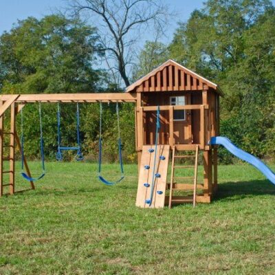 872-B 18 X 18 Wooden Swing Set