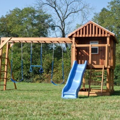 874-B 18 X 18 Wooden Swing Set