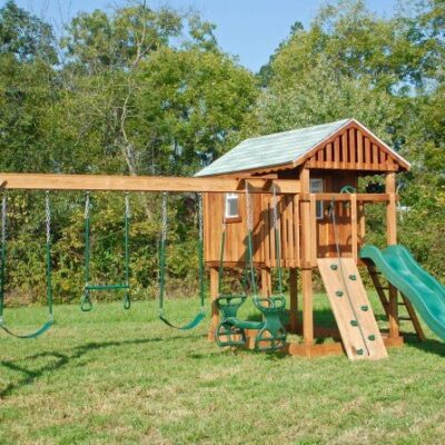 878-A 26 X 18 Wooden Swing Set