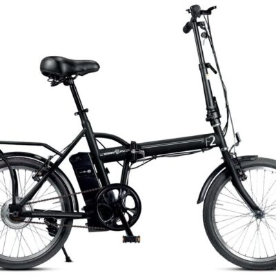 Smartway E-Bike F2 Matt Black 2022 20″x1.75″ Lithium Battery 36V 6.6Ah Max 23km/h Autonomy 20/22k