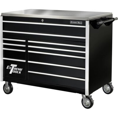 Extreme Tools 55 In 11 Drawer Pro Roller Cabinet BLACK