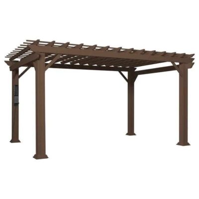 Backyard Discovery 14 ft. x 10 ft. Steel Traditional Pergola