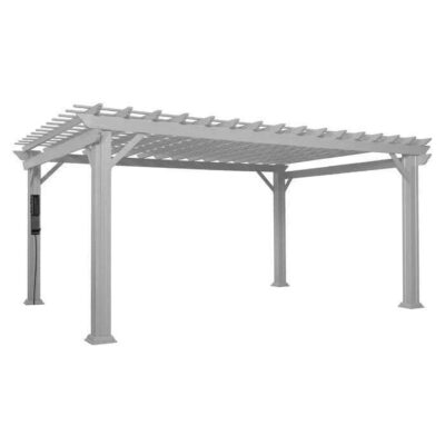 Backyard Discovery 16 ft. x 12 ft. Steel Traditional Pergola