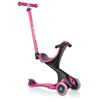 Globber Go Up Comfort 5 In 1 Kids Scooter Deep Pink