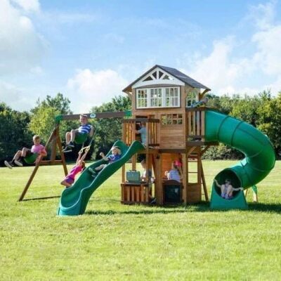 Backyard Discovery Bristol Point Cedar Swing Set/Playset(Assembled)