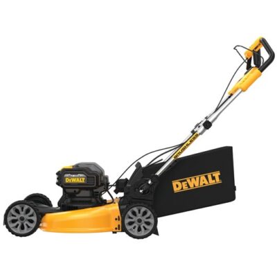 21 in. 20-Volt Cordless Electric Manual Walk Behind Self Propelled Mower with Two 12 Ah Flexvolt Batteries and Charger