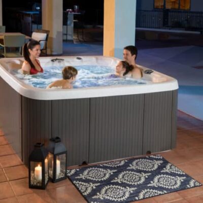 Special Edition Sea Salt / Gray Lifesmart LS700DX 7-Person 90-Jet 220-Volt Spa