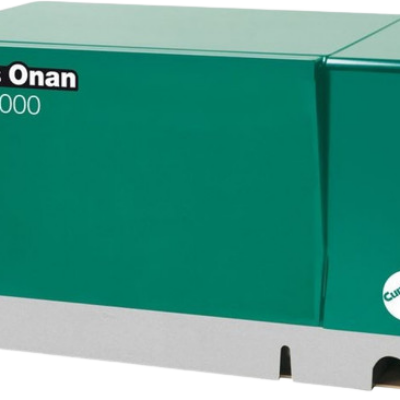 Cummins Onan QG 7000 7kW EFI RV Generator 7HGJAA-97 RV Gas Single Phase 120 Volt Air Cooled 30A & 30A Breaker New