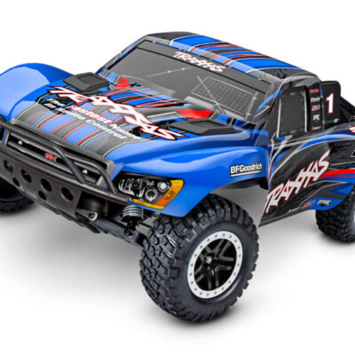 TRAXXAS Slash 2WD BL-2s: 1/10 Scale Short Course Truck (Blue)