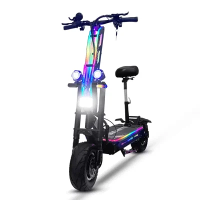 ZonDoo RoadHitter Electric Scooter Adults with Seat,Up to 68mph 75 Miles Long Range, 72V 8000W Dual Motor