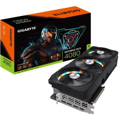 Gigabyte NVIDIA GeForce RTX 4080 16GB GDDR6X 256 bit PCIE 4.0 16x GPU 2535 MHz 1xHDMI 3xDisplayPort GV-N4080GAMINGOC-16GD